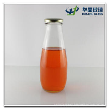 800ml Big Volume Glass Beverage Bottle, Glass Fruit Juice Bottle with Metal Lid